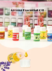 Detailed view of 12-pack 3ml water-soluble aromatic essential oils for indoor home fragrance