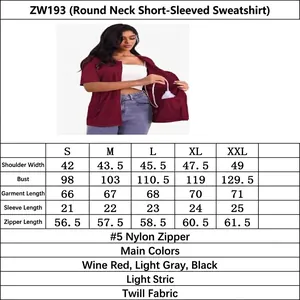 Size chart for post-mastectomy recovery shirt with drainage pockets