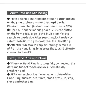 Operational manual for Y13 smart watch detailing binding and Bluetooth connection steps