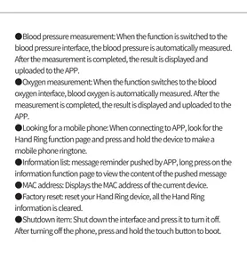English functional instruction manual for Y13 smartwatch including health monitoring features