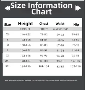 Detailed size guide for Harley Quinn white cosplay dress from Joker 2 movie