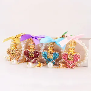 Fashion Rhinestone Crystal Bow Animal Cat Fox Keychain Zinc Alloy Crown Pendant For Women Bag Key Ring Jewelry