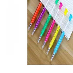 Penne gel colorate a forma di siringa per cartoleria studenti