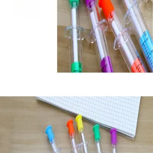 Penne gel creative a forma di siringa in vari colori per la scuola e l'ufficio
