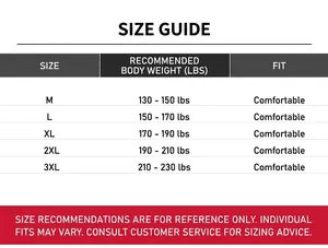 Tabla de recomendación de tallas para chaqueta blazer blanca casual de hombre.