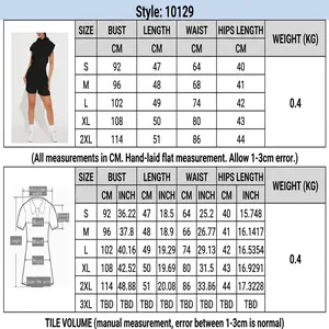 Tableau des tailles pour ensemble sport deux pièces à capuche femme en CM et pouces
