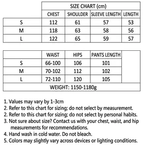 Comprehensive size guide for the pink oversized zip-up hoodie and matching joggers set.
