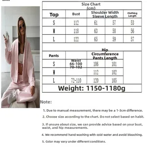 Comprehensive size guide for the pink oversized zip-up hoodie and matching joggers set.