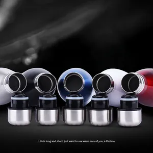 304 stainless steel vacuum insulated water bottles in various colors, cola bottle style
