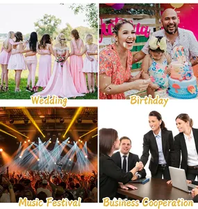 Multi-scenario usage for decorative gift boxes like weddings and party celebrations.