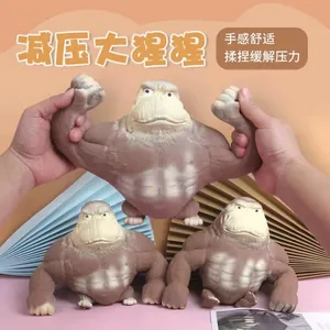 Large gorilla squishy stress relief toy for sensory play, anxiety relief and fun gift