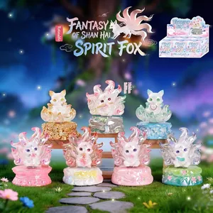 Blind Box Mini Figurine Mystery Toy Resin Lucky Animal Desktop Ornament Chinese New Year Style Cartoon Doll Collectible