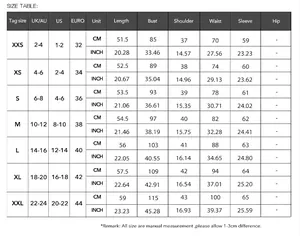 Guide des tailles détaillé pour haut Y2K à manches longues et rayures, tailles mondiales.