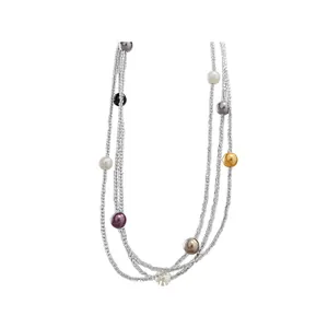 Elegante collana di perle a più strati in stile francese dolce per donne sofisticate
