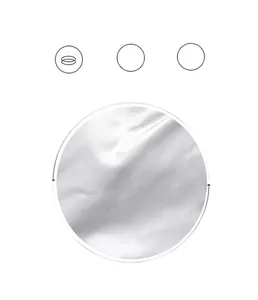 Detail showing the thickened aluminum foil lining for thermal insulation and waterproof