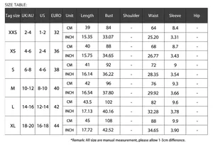 Comprehensive size chart for Y2K off-shoulder sleeveless cardigan shirt in CM and INCH