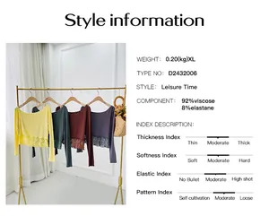 Detailed overview of slim-fit long-sleeve knit T-shirt with style and fabric composition
