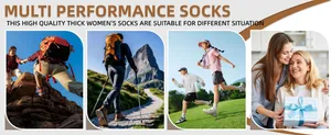 High performance thick women's socks for hiking, running, sports and gifting purposes