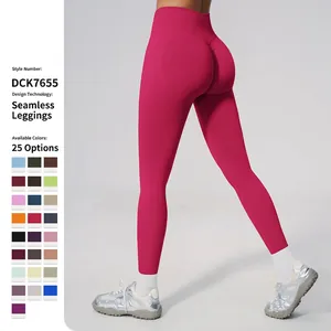 Seamless High Waist Yoga Pants Women Scrunch Butt Lifting Sport Leggings Tummy Control Fitness Workout Running Tights