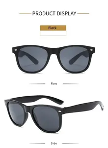 Detail view of retro classic black sunglasses with silver rice stud accents