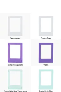 Collection of 3-inch magnetic photo frames for Instax in various colors and styles