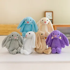Cute Long Ear Bunny Plush Toy Soft Stuffed Rabbit Doll For Kids Appease Toy Birthday Wedding Gift