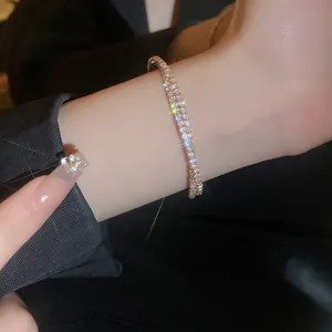 Elegant hollow zircon butterfly bracelet with sparkling crystal details for women fashion