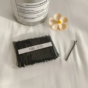 Forcine per capelli nere minimaliste set da 100 pezzi accessori moda chic per capelli