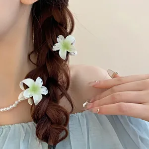 Mini pinces à cheveux élégantes en forme de fleur pour coiffure sur cheveux tressés