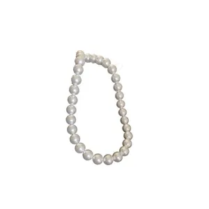 Collier de perles de style français pour femmes, ras du cou blanc élégant et raffiné