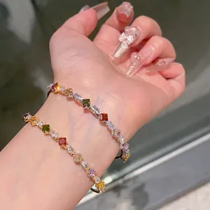 Bracciale Rigido Aperto Stella Irregolare Zirconia Stile Coreano Elegante Braccialetto in Metallo di Moda Per Donna Gioielli