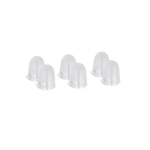 Set aus durchsichtigen Silikon-Ohrringverschlüssen für Ohrstecker und Muttern