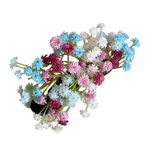 Elegant multi-colored baby's breath floral hair clip for sweet and stylish hair styling