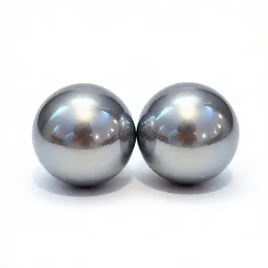 Orecchini a perla grigio metallizzato dal design minimalista con ago in argento.