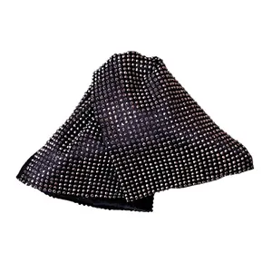 Korean style large triangle shark hair clip with sparkling rhinestones for thick hair accessory
