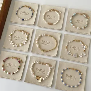 French Vintage Artificial Pearl Bracelet For Women Elegant Alloy Round Bead Bangle Simple Handmade Hand Jewelry Fashion Gift