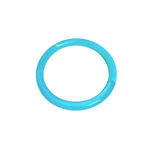 Minimalist retro turquoise blue acrylic wide-edge bangle bracelet for women and girls