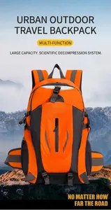 Oranger 40L Wanderrucksack für Outdoor-Touren und Reisen aus wasserdichtem Material