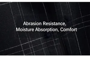Gros plan sur la texture du tissu à carreaux noir pour chemise décontractée homme