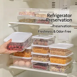 Caja De Almacenamiento De Plástico Cuadrada Minimalista