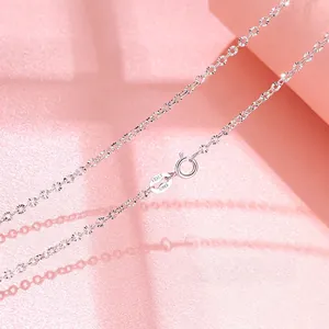 Close-up detail of S925 sterling silver sunflower chain with delicate sparkling textures