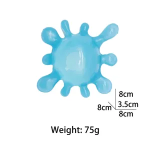 Blue maltose virus sensory squeeze toy for stress relief with 8cm dimensions 75g