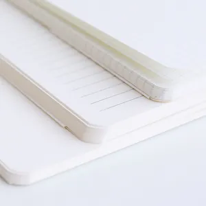 Premium white notebook refills featuring grid, lined, and blank paper sheet options.