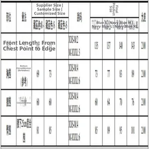 Detailed measurement chart for women's satin mermaid formal dress