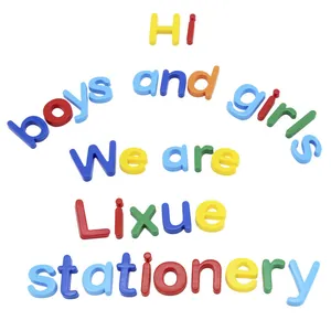 Colorful magnetic letters for early childhood education fridge magnets