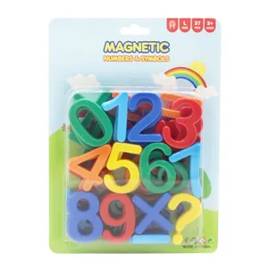 37-piece educational magnetic numbers and symbols set for kids' learning