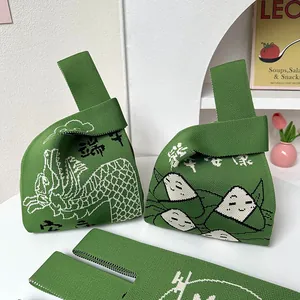 Borsa A Mano Quadrata Aperta Da Donna Media Per Tutte Le Stagioni In Poliestere Colore Solido Stile Classico