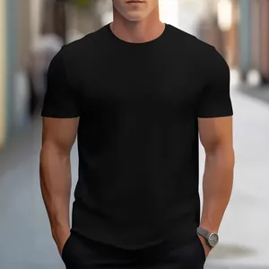 Heren Sport Mesh T-shirt Sneldrogend Ademend Polyester Korte Mouw Top Voor Gym Fitness Training Zomer Casual Effen Kleur Ronde Hals
