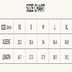 Detailed size chart for slim fit V-neck twist knit long sleeve top in inches scale