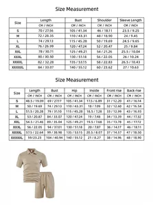 Detailed size chart for men's summer textured Polo shirt and matching shorts set